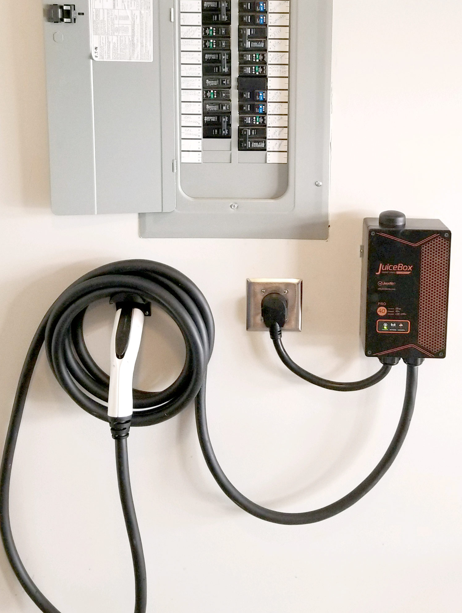 Electric vehicle charger installation discount