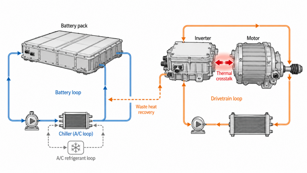 How system-level thermal constraints affect EV powertrains