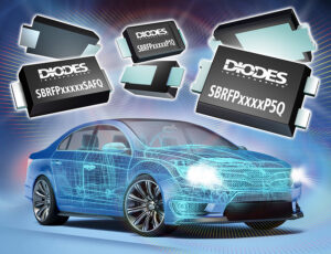 Automotive rectifiers combine low forward voltage with high avalanche capability