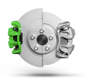 Semi-dry braking architecture reduces residual brake drag