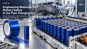 New flame-retardant adhesive materials for fast-charging EV batteries