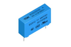 Compact safety capacitors provide EMI filtering for EV chargers