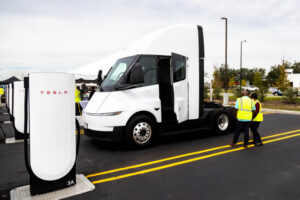 Pilot and Tesla open first Megacharger site for electric trucks
