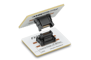 Floating board-to-board connectors for EV powertrain electronics